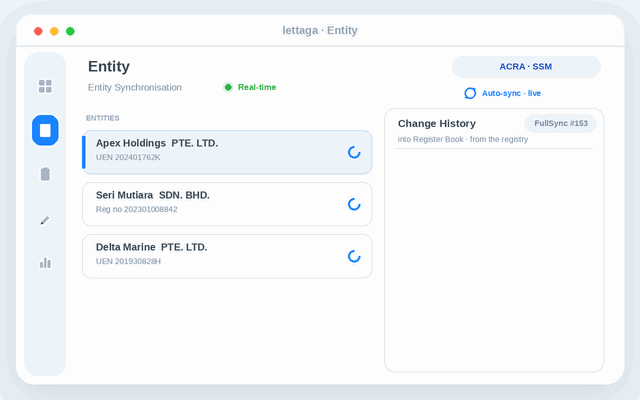 T-Sync — real-time registry sync
